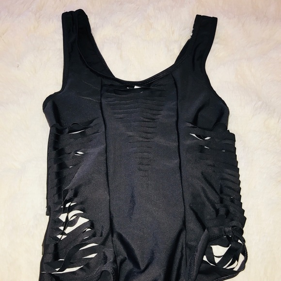 1️⃣Left❗️Slit cut out black monokini - Picture 6 of 8